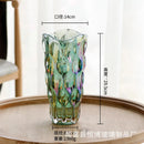Axyaa Crystal Glass Hydroponic Vase for Art Flower Arrangement and Decor
