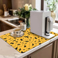 Halloween Bat Ghost Silhouette Drying Mat - Axyaa Kitchen Table Decor