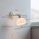 Axyaa Pumpkin Glass LED Wall Lamps Nordic Modern Wandlamp