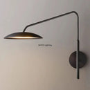 Axyaa Nordic Copper Wall Lamps with Long Arm Poles for Offices, Bedrooms, and Living Rooms