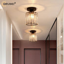 Axyaa Modern LED Chandelier for Living Room Loft Aisle Corridor Indoor Lighting