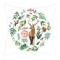 Axyaa Cartoon Animals Garland Pattern Pillow Cover for Home Sofa Decor 45X45cm