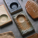 Axyaa Retro Ceramic Sushi & Dipping Plate Set