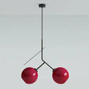 Axyaa Red Cherryt Hanging Light: Stylish Italian Designer Pendant Lamp for Bedside, Bar, Coffee Shop