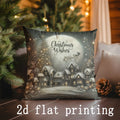 Axyaa Christmas Pillow Covers: Cute & Festive Pattern for Sofa, Bedroom, Car