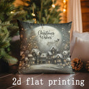 Axyaa Christmas Pillow Covers: Cute & Festive Pattern for Sofa, Bedroom, Car