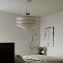 Axyaa Scandinavian Tyvek Pendant Lamp: Nordic Chandelier for Home Decor