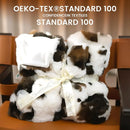Axyaa Faux Fur Plush Blanket for Couch, Soft & Cozy Sofa Throw, Bedroom Living Room Décor