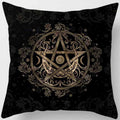 Axyaa Dark World Tree Print Pillow Cover - Home Decor Essential