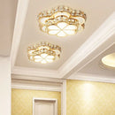 Axyaa LED Crystal Ceiling Lamp for Home Decor Lighting