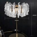 Axyaa Modern Acrylic Chandelier for Living Room Bedroom Dining Room