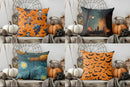 Axyaa Halloween Skeleton Dancers Pillow Cover for Sofa, Bedroom, Car