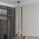 Axyaa Glass Pendant Light: Minimalist Chandelier for Dining Room, Bedroom, or Restaurant