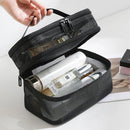 Axyaa Double-Layer Large-Capacity Cosmetic Travel Bag