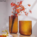 Axyaa Modern Glass Vase Hydroponic Flower Pot for Home Decor