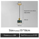 Axyaa Marble Pendant Light Nordic Bedroom Chandelier