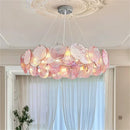 Axyaa Colorful Murano Glass Crystal Pendant Light: Modern Lighting for Living Room, Bedroom, Kitchen