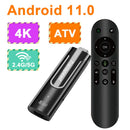 Axyaa Amlogic S905Y4 TV Stick Android11 4K QuadCore BT5.0 Voice Assistant 2GB DDR4