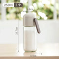 Axyaa Glass Salt & Pepper Shakers 0.5g Metering Seasoning Bottle - Household Kitchen.randn