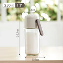 Axyaa Glass Salt & Pepper Shakers 0.5g Metering Seasoning Bottle - Household Kitchen.randn