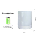 Axyaa LED Dimmable Night Light: Rechargeable Table Lamp for Bedroom Decor