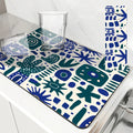 Axyaa Geometric Color Diatom Kitchen Drain Pads - Set of 4