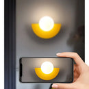 Axyaa Nordic LED Plastic Ball Wall Lamp for Home Decor Lightings