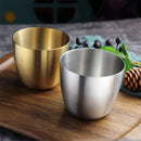 Axyaa Stainless Steel Beer Cups Korean Restaurant Coffee Cup Drinkware
