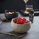 Axyaa Matte Ceramic Dessert Bowl Set for Molecular Cuisine Restaurant Tableware