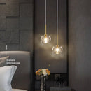 Axyaa Crystal Ball Wall Lamp: Modern Bedroom Bedside & Living Room Decor