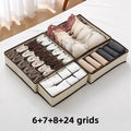 Axyaa Underwear Sock Organizer Drawer - Clothes Storage Box Compartment