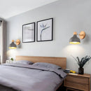 Nordic Wooden Industrial Wall Sconce by Axyaa - Vintage Style Home Lighting