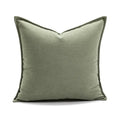 Axyaa Cream Style Matcha Green Cushion Cover 45X45 - Soft and Simple Decor Pillowcase