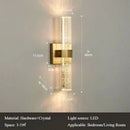 Axyaa Crystal Bedside Wall Lamp: Modern High-End Light Luxury for Living Room, Bedroom, Study