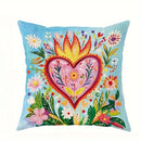 Colorful Floral & Animal Pattern Pillow Covers by Axyaa - Sofa Bedroom Car Pillow Cover
