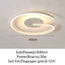 Axyaa LED Round Bedroom Ceiling Light for Modern Minimalist Home Decor