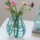 Axyaa Geometric Mesh Glass Vase - Home Decoration Terrarium & Hydroponics