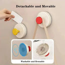 Axyaa Suction Cup Towel Hooks: Wall Hanger Storage Accessory