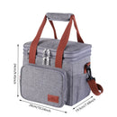 Axyaa Insulated Lunch Bag: Double Layer Oxford Cloth Aluminum Foil Portable Cooler