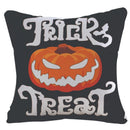Axyaa Spooky Pumpkin Bat Pillowcase for Home Sofa Cushion Decor