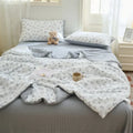 Axyaa Summer Quilt 150/180/200cm for Bedroom Student Dorm Children's Room