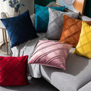 Velvet Throw Pillow Covers for Home Decor by Axyaa