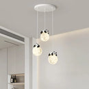 Axyaa Panda Chandelier, 3-Head Long Design for Restaurants, Bars, and Dining Tables