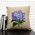 Axyaa Flower Print Cushion Cover: Decorative Sofa Throw Pillow for Home Décor & Comfort.
