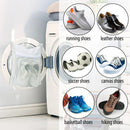 Axyaa Sneaker Dryer Bag - Shoe Net with Elastic Straps, White, 15.5"x15.5"