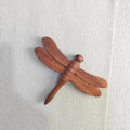 Axyaa Wooden Dragonfly Insect Pendant Creative Magnet Decor Ornament