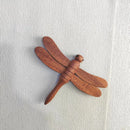 Axyaa Wooden Dragonfly Insect Pendant Creative Magnet Decor Ornament