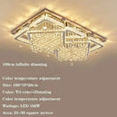 Axyaa Luxury Crystal Ceiling Light with Remote Control