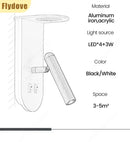 Axyaa LED Wall Lamp for Bedroom, Living Room, and Corridor Rotation Lighting
