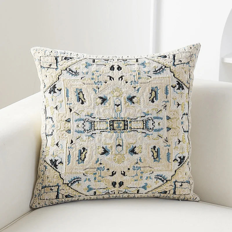 Luxury Chenille Cushion Cover Set for Stylish Living Room Decor by Axyaa